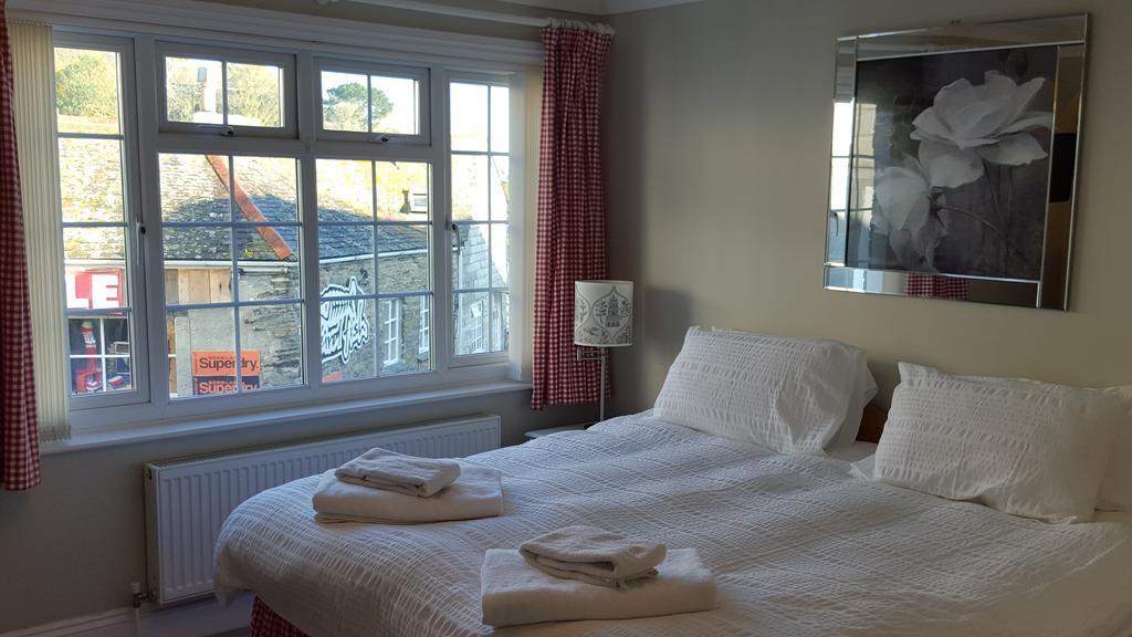Strand House Apartman Padstow Szoba fotó